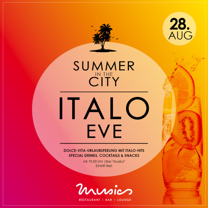 Summer in the City – Italo Eve