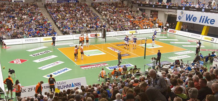 VFB Friedrichshafen Volleyball in der ZF Arena
