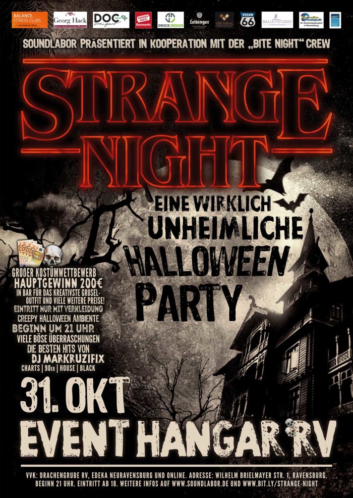 STRANGE NIGHT Halloween Party