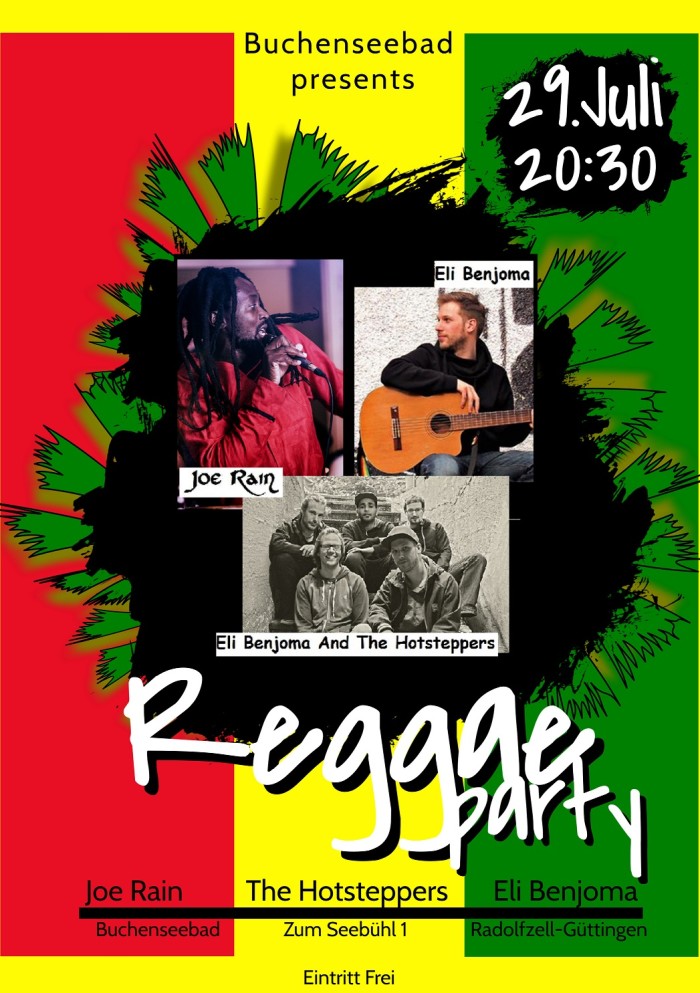 Reggae-Party am Buchenseebad