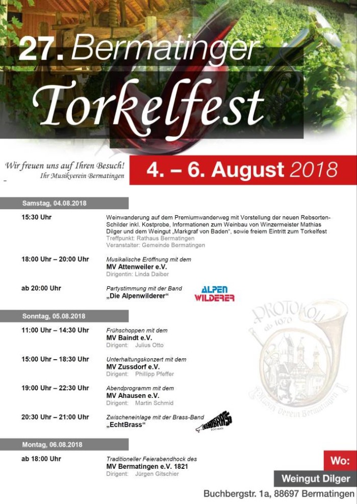 27. Bermatinger Torkelfest