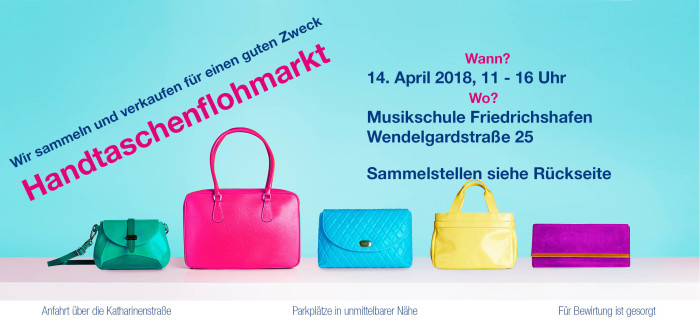 Handtaschenflohmarkt für den guten Zweck