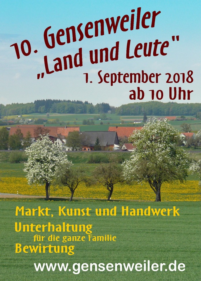 10. Gensenweiler „Land und Leute“