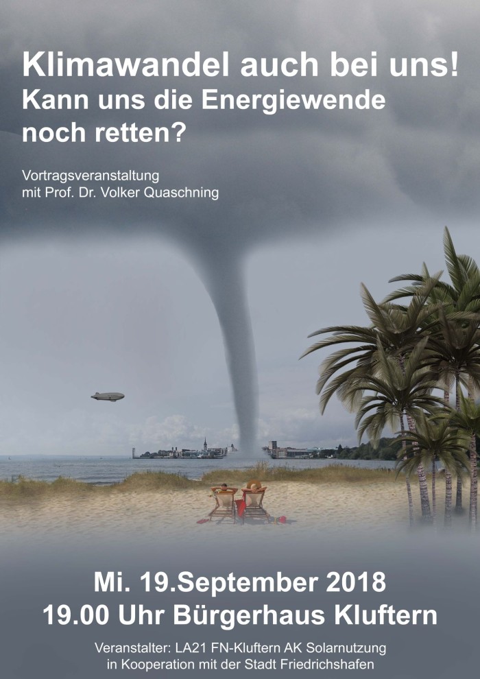 Klimawandel auch bei uns! Kann uns die Energiewende noch retten?