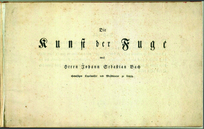 Montforter Zwischentöne: Die Kunst der Fuge, Johann Sebastian Bach