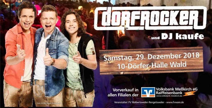 Die DORFROCKER live in Wald