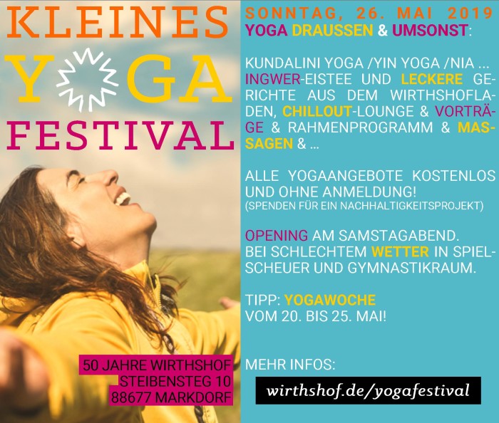 Kleines Yogafestival