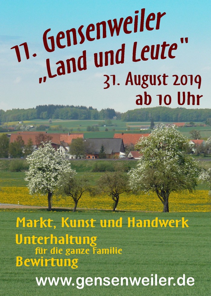 11. Gensenweiler „Land und Leute“