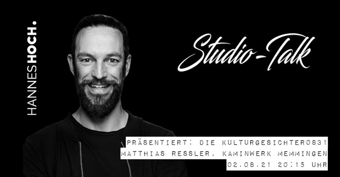 Kulturgesichter 0831 Studio-Talk mit Matthias Ressler