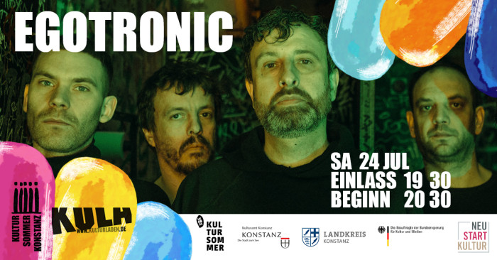Kultur Sommer Konstanz 2021 – Egotronic – Elektropunk aus Berlin