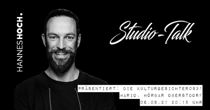 Kulturgesichter 0831 : Studio-Talk mit Mario von der Hörbar